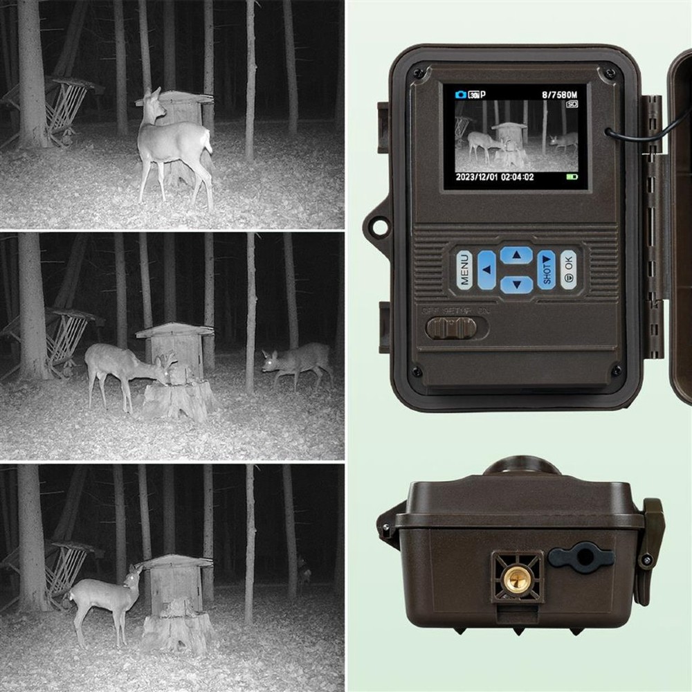 Dörr SnapShot Extra Black 12.0 Fotocamera Da Esterno Con Sensore 3MP, Video Full HD E Flash IR Invisibile