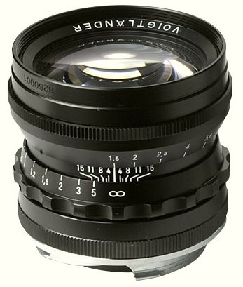 Voigtlander Nokton 50mm F1.5 Aspherique Noir