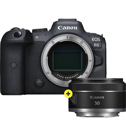 Canon EOS R6 body + RF 50mm F/1.8 STM