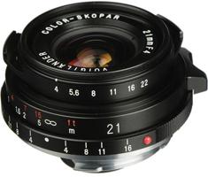 Voigtlander Color-Skopar 21mm F/4.0 P-Type VM Zwart Leica M-bajonett