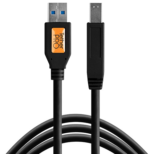 Tether Tools TetherPro USB 3.0 Male A to Male B 4,6m zwart