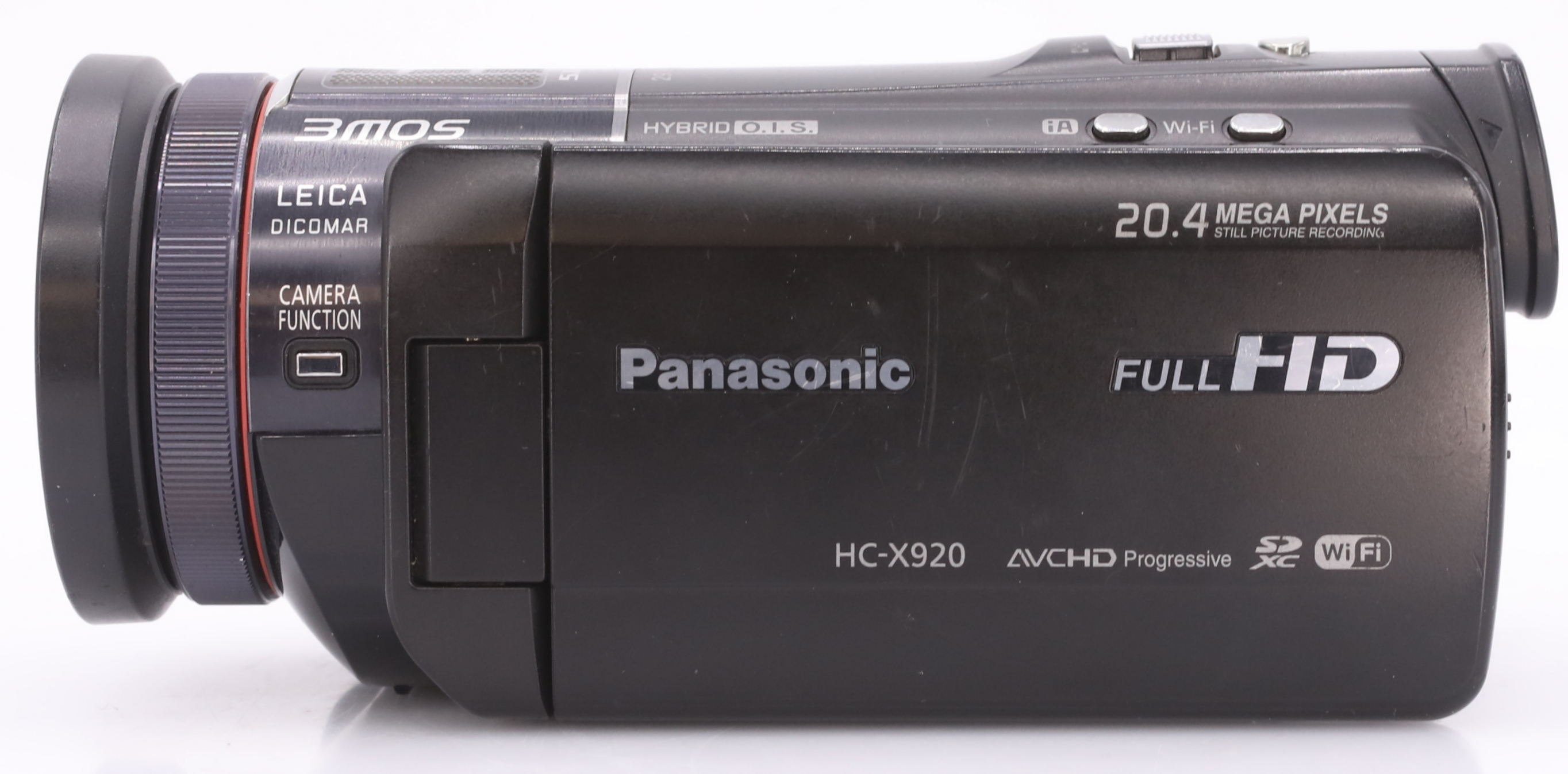 Caméscope Panasonic HC-X920 + Objectif 3D VW-CLT2 - Noir - Occasion