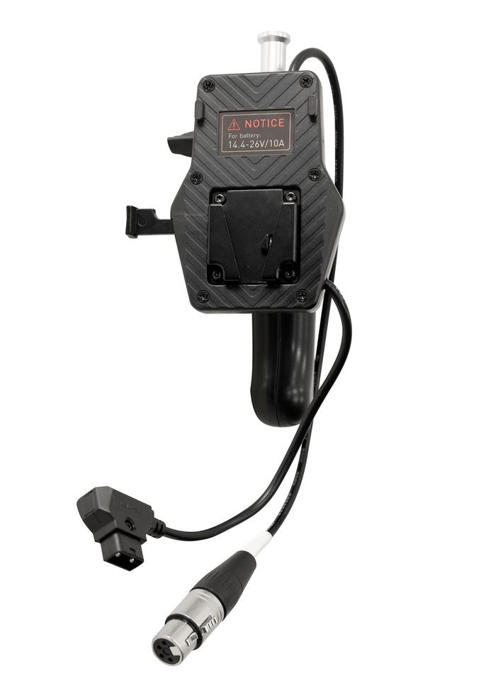 Nanlite V Mount Battery Grip with 4 Pin XLR Connector