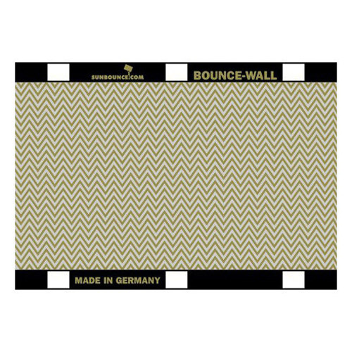 Sunbounce Reflector 20x28cm ZEBRA goud/zilver voor BOUNCE-WALL