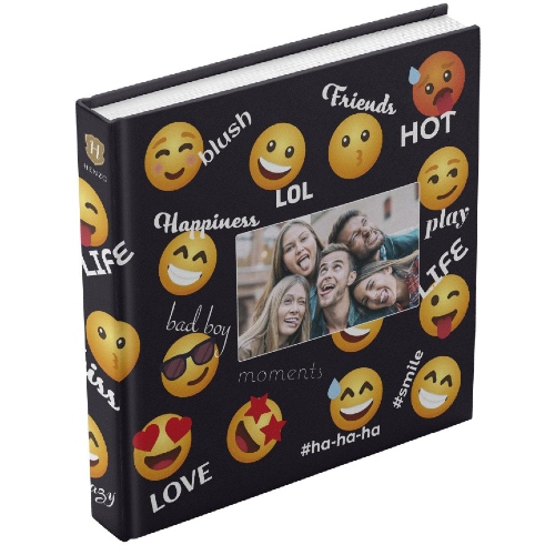 Fotoalbum - Henzo - Fantasy - 100 pagina's - Black emoji