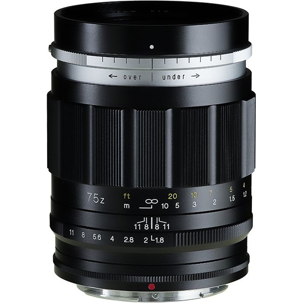Voigtländer Portrait Heliar 75mm F/1.8 Nikon Z zwart