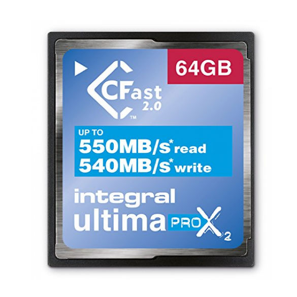 Integral CFast UltimaPro 64GB 550x 540MB/s