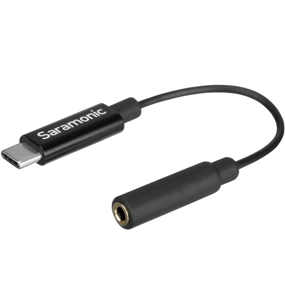 Saramonic SR-C2006, Osmo Pocket USB-C male naar 3.5mm TRS female adapter