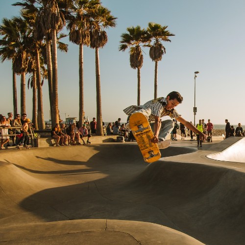 skateboarding