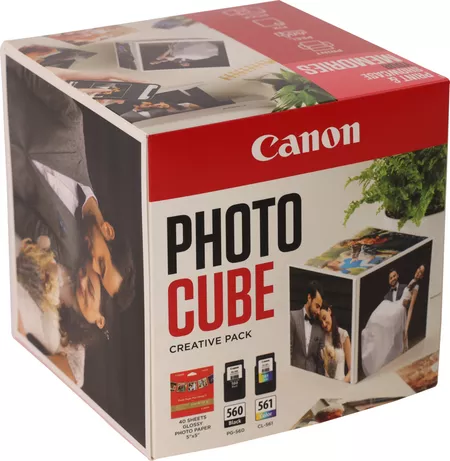 Canon PG560/CL561 ink + paper + photo frame pink - Kamera Express