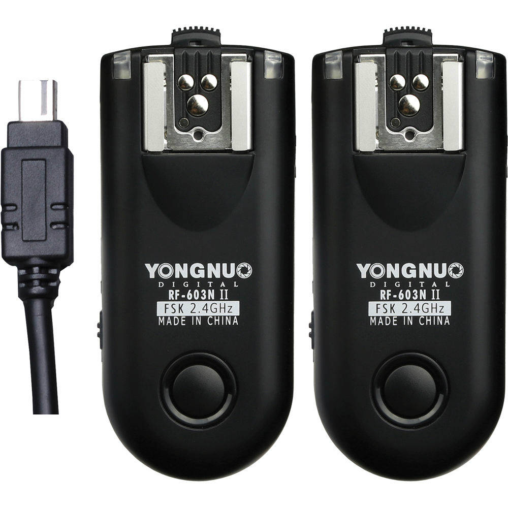 Yongnuo RF-603 IIN3 Wireless Flash Trigger Set voor Nikon