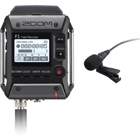 Vegetatie samenwerken gips Zoom F1-LP Field Recorder met Lavalier Microfoon - Kamera Express