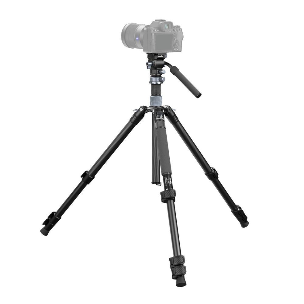 Treppiede In Alluminio Proangel Con Testa A Sfera B0 E Custodia – Kit Completo Per Foto E Video